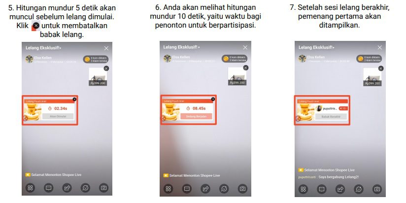 CARA MENGGUNAKAN FITUR LELANG SHOPEE LIVE - Komunitas MEA