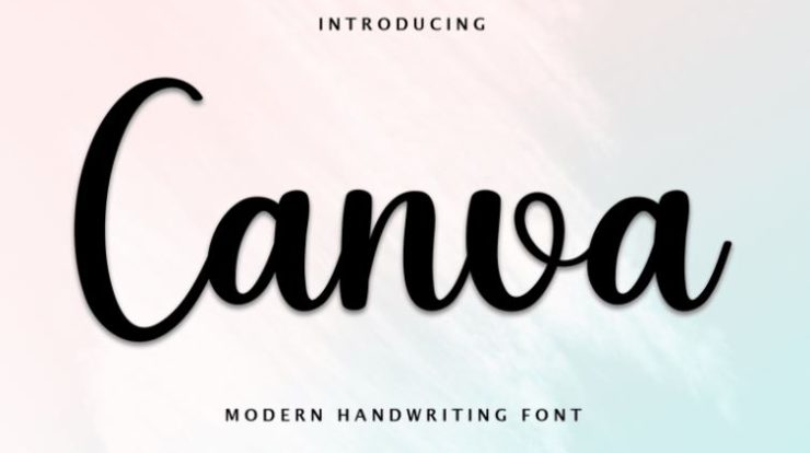 Rekomendasi Font Di Canva