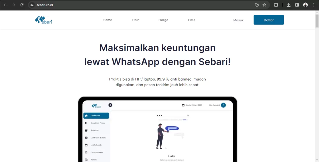 Aplikasi WhatsApp marketing